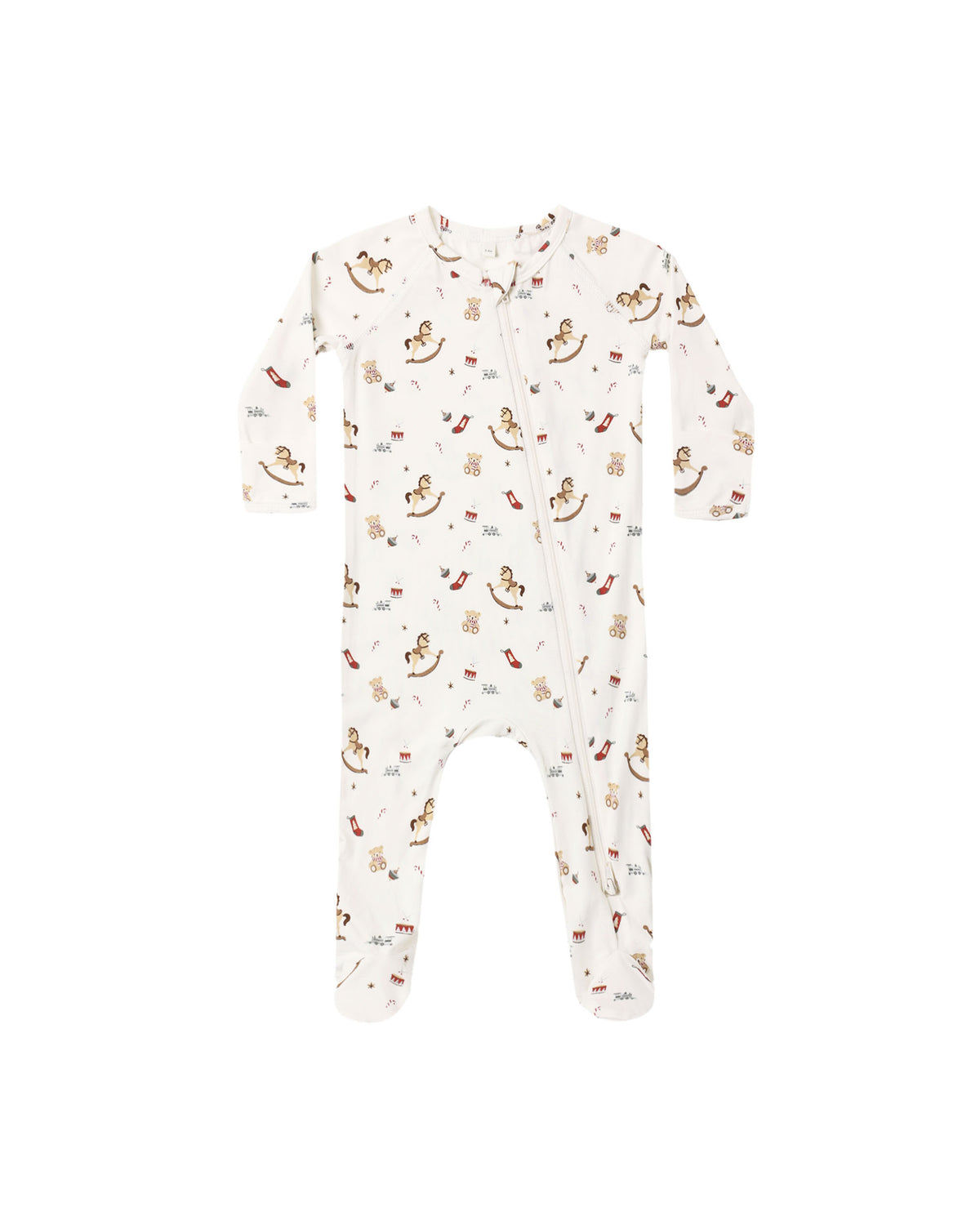 Bamboo Zippered Footie- Toy Chest