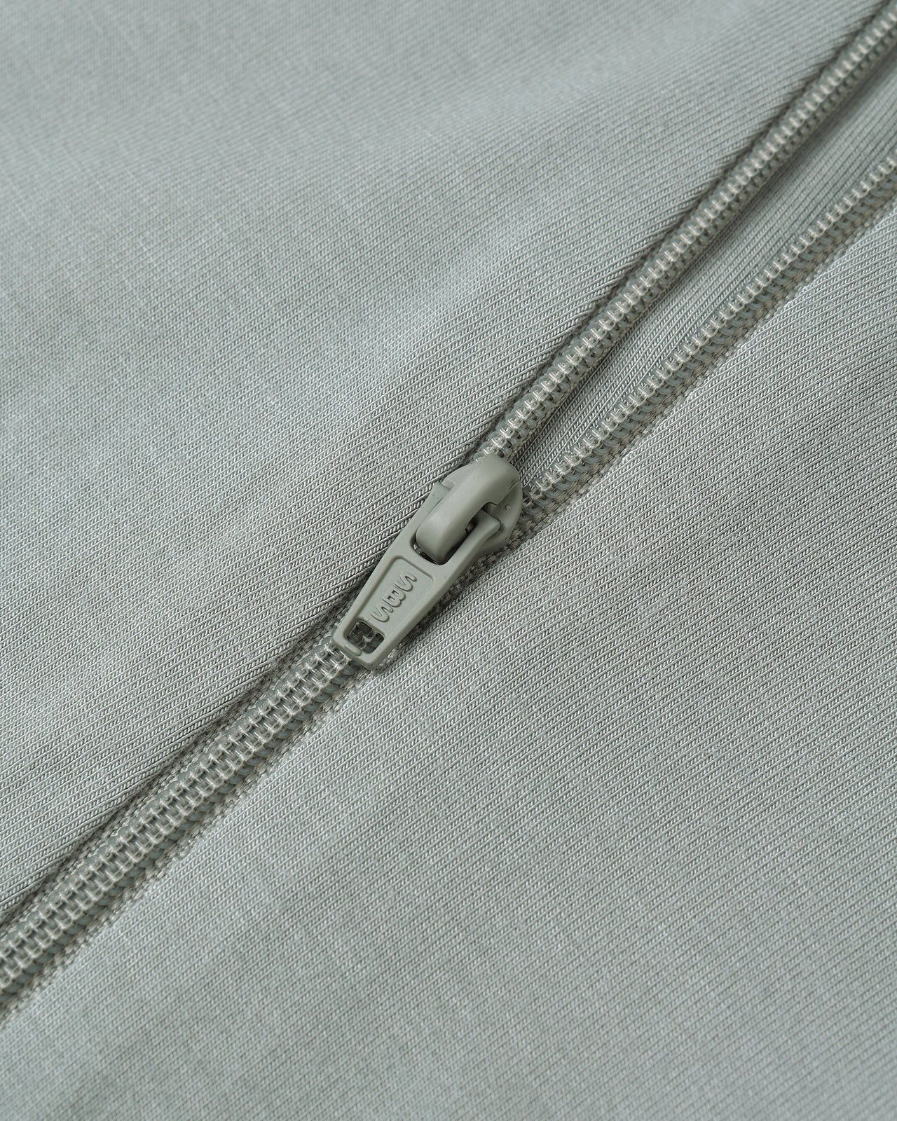 Zippered Footie- Steel Blue