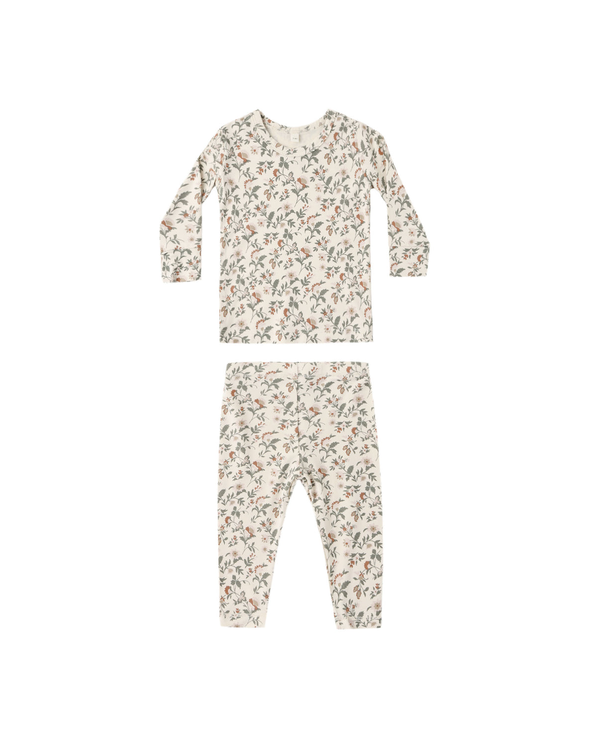 Bamboo Pajama Set- Holiday Floral