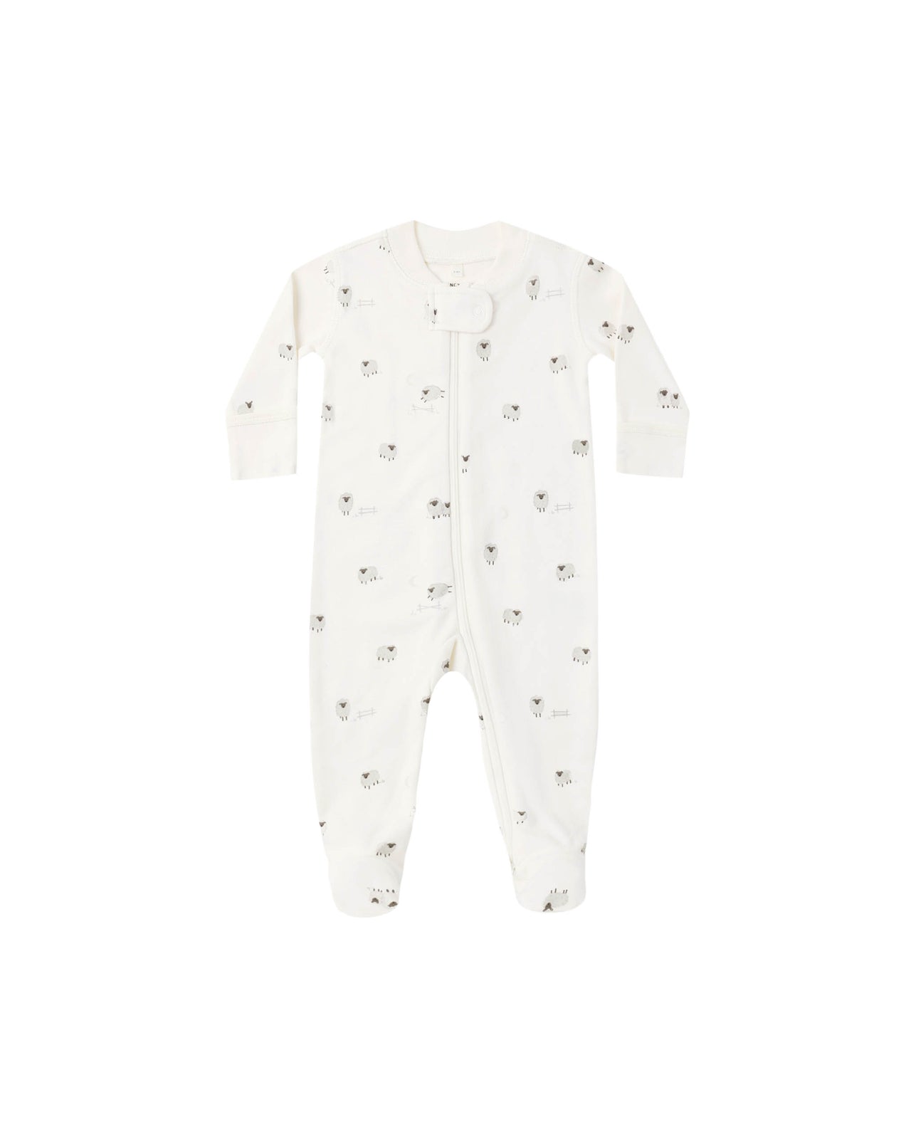 Zippered Footie- Sheep