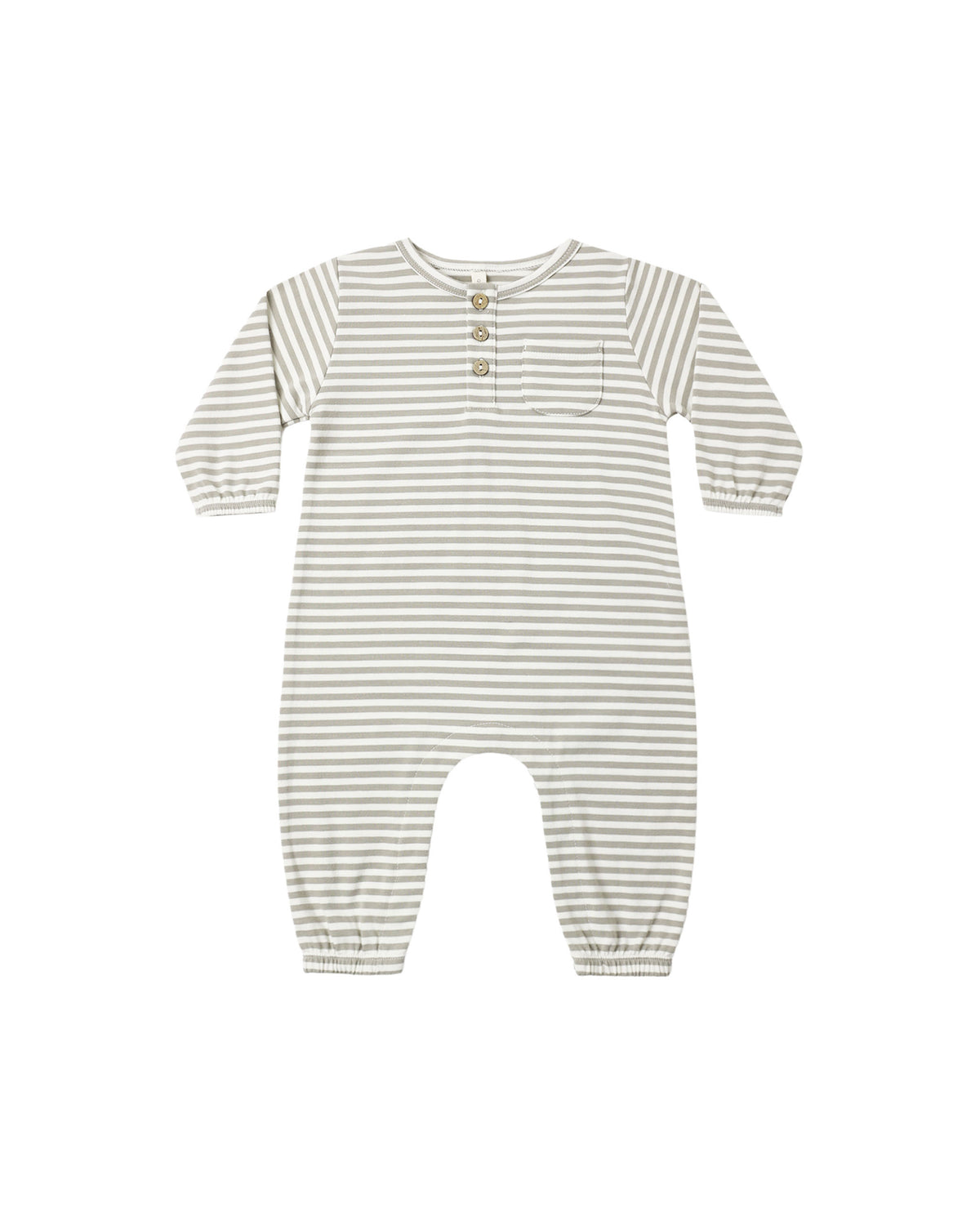 Long Sleeve Pocket Jumpsuit Laurel Stripe