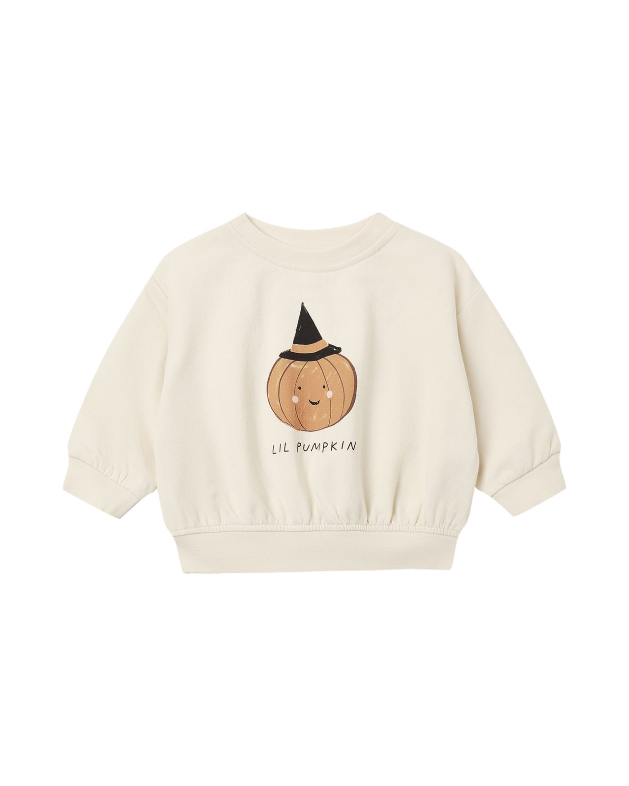Relaxed Fleece Sweatshirt- Lil Pumpkin