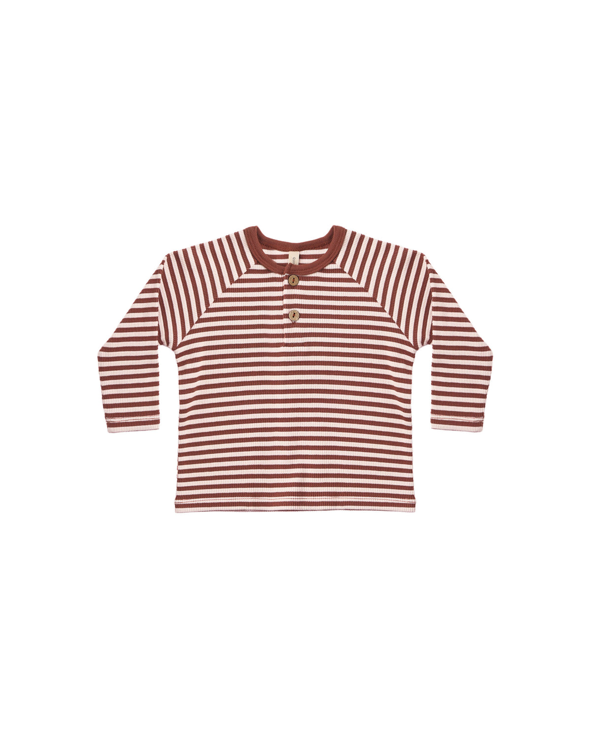 Henley Knit Top- Candy Stripe