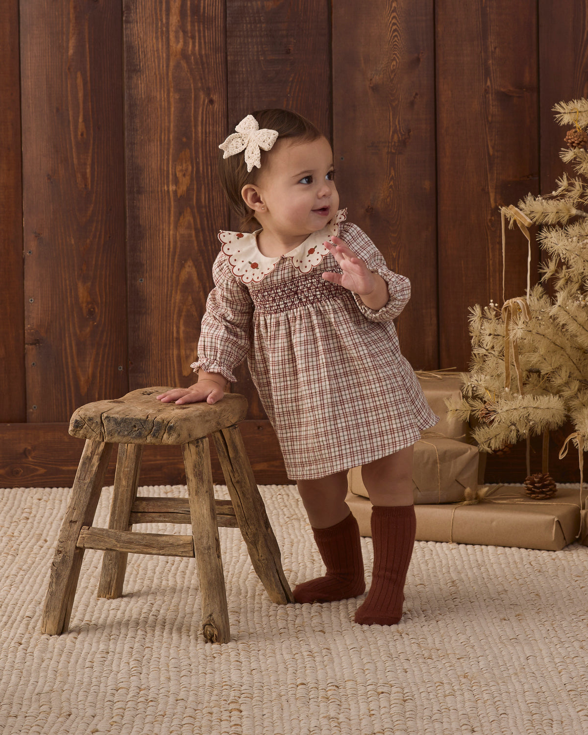 Callie Dress- Christmas Plaid
