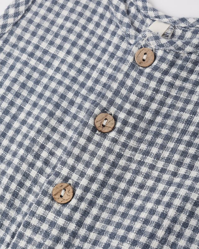 Marine Gingham Maverick Romper