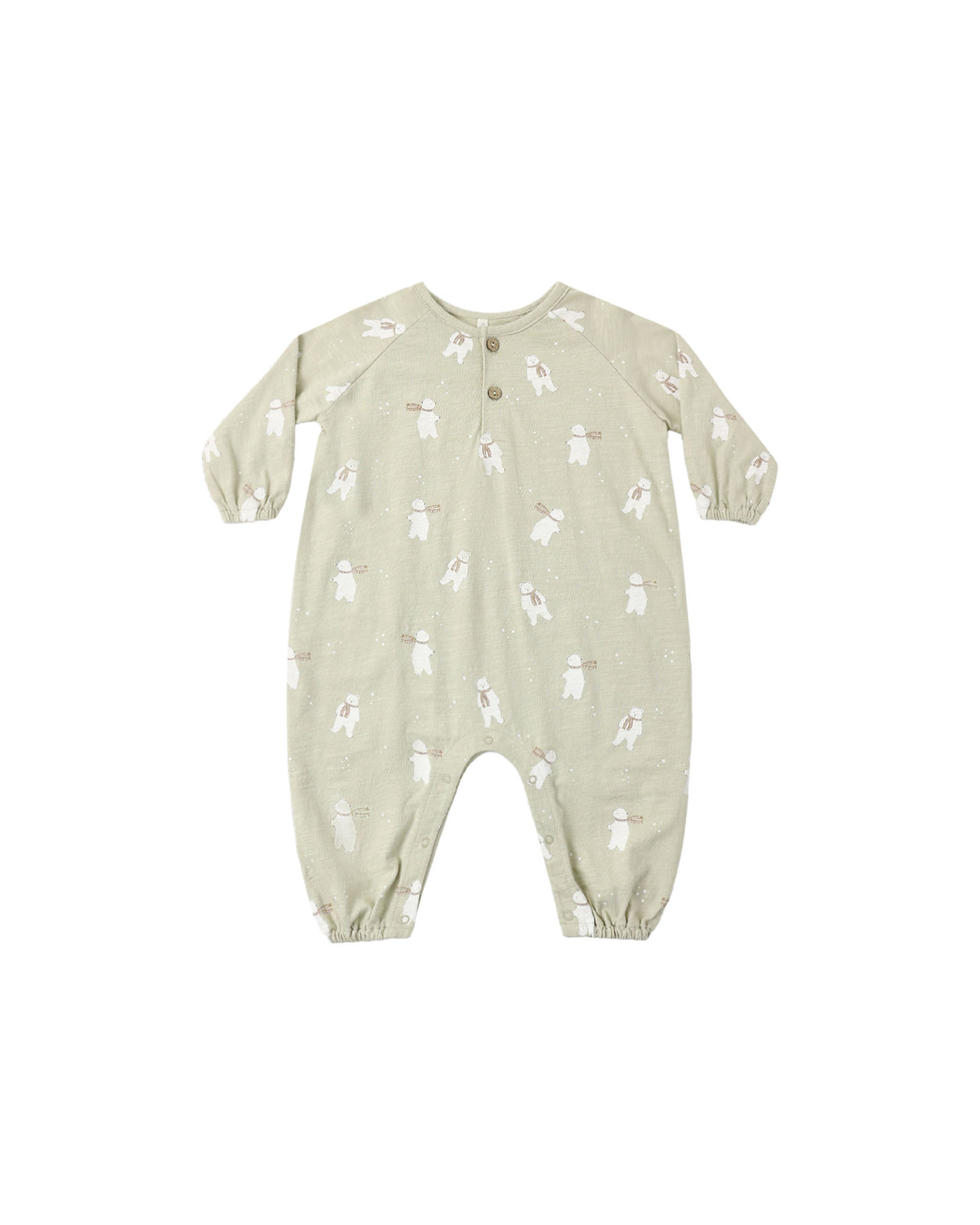 Henley Jumpsuit- Polar Bears