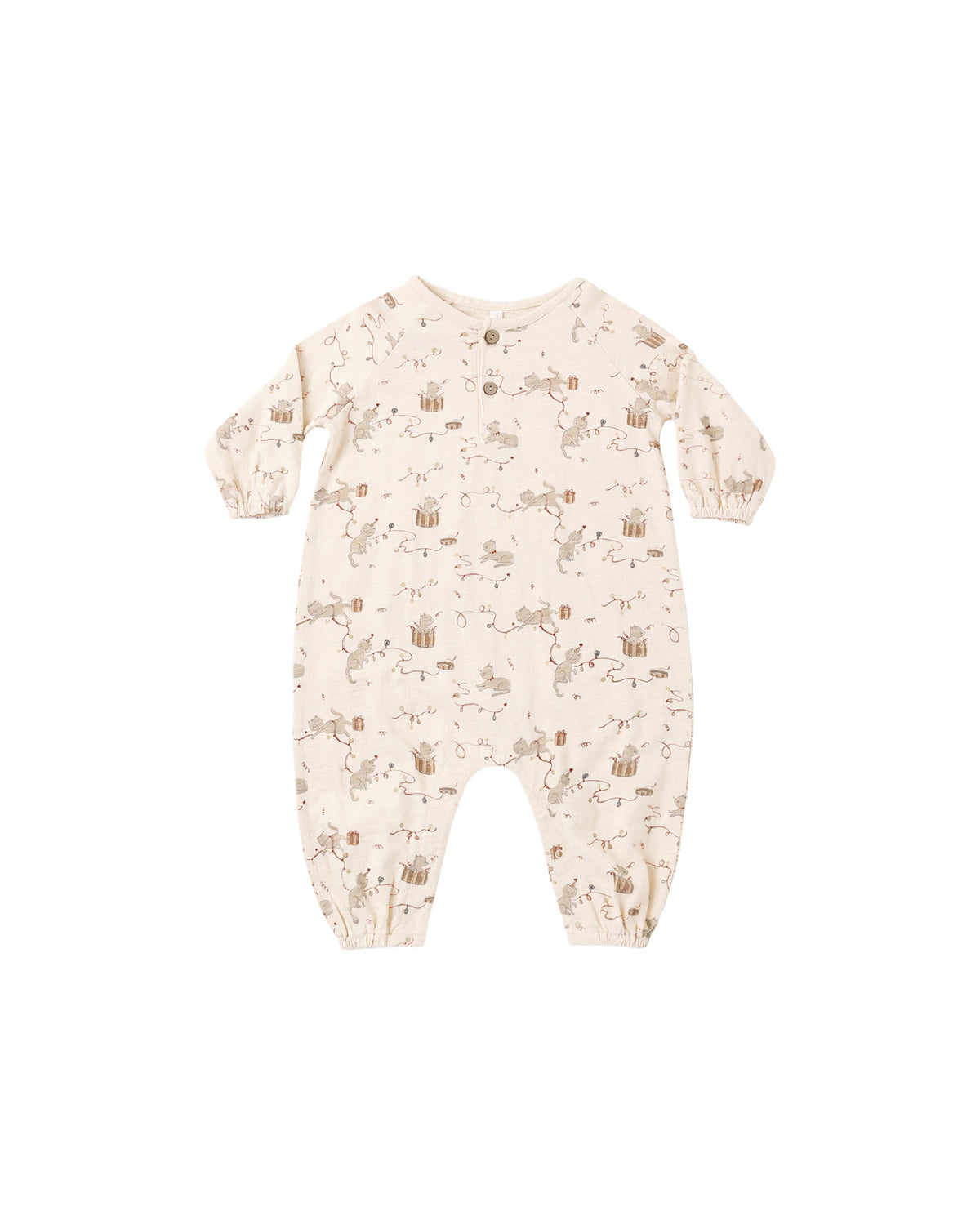Raglan Jumpsuit- Reindeer