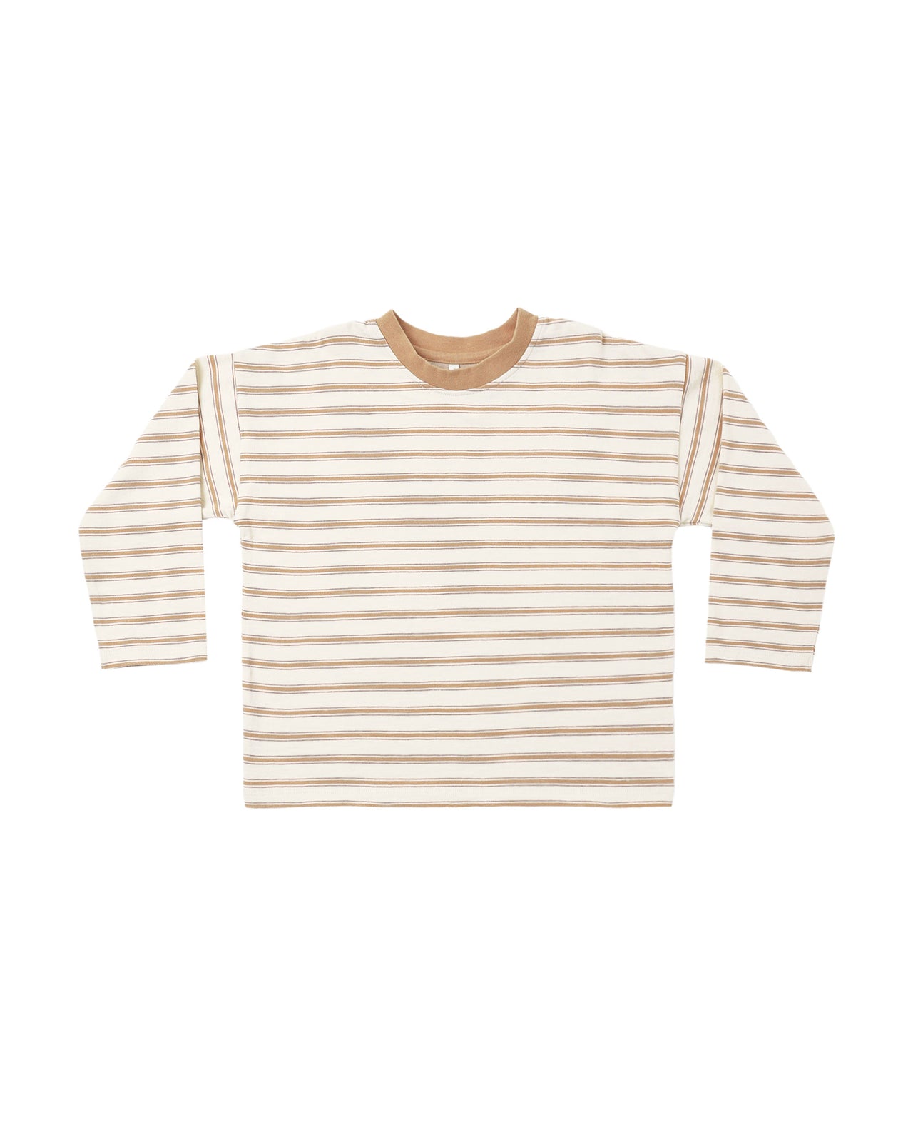 Camden Long Sleeve Tee- Fawn Stripe