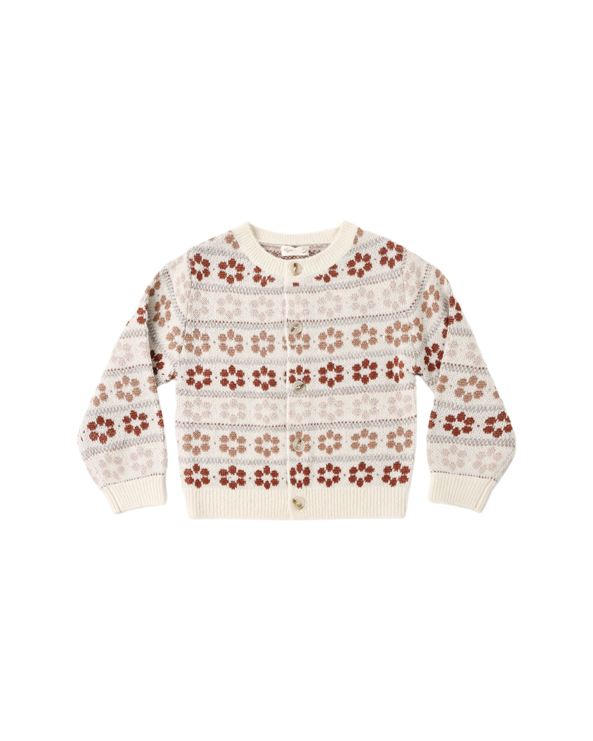 Cheyenne Cardigan- Flower Fair Isle