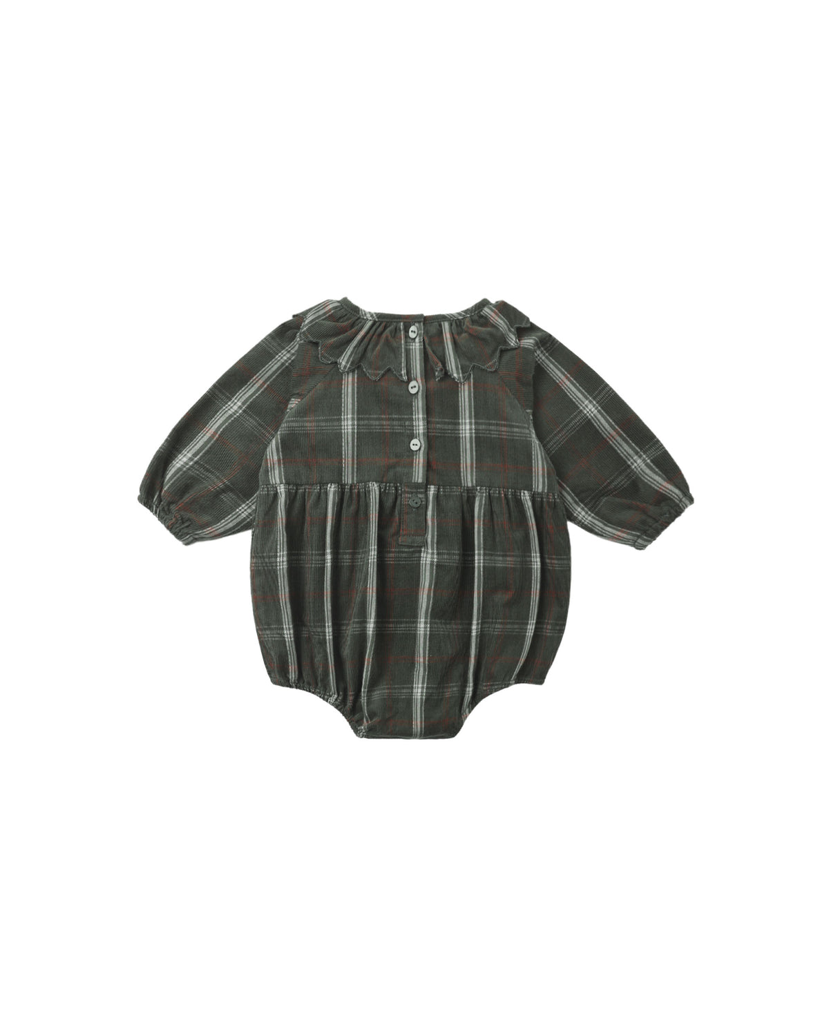 Freya Romper- Holiday Plaid