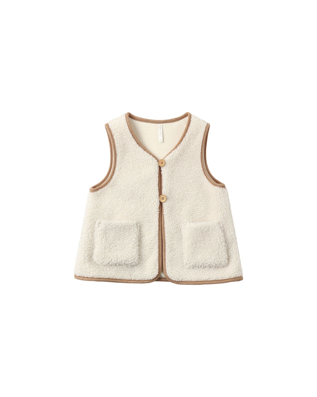 Sherpa Vest- Natural