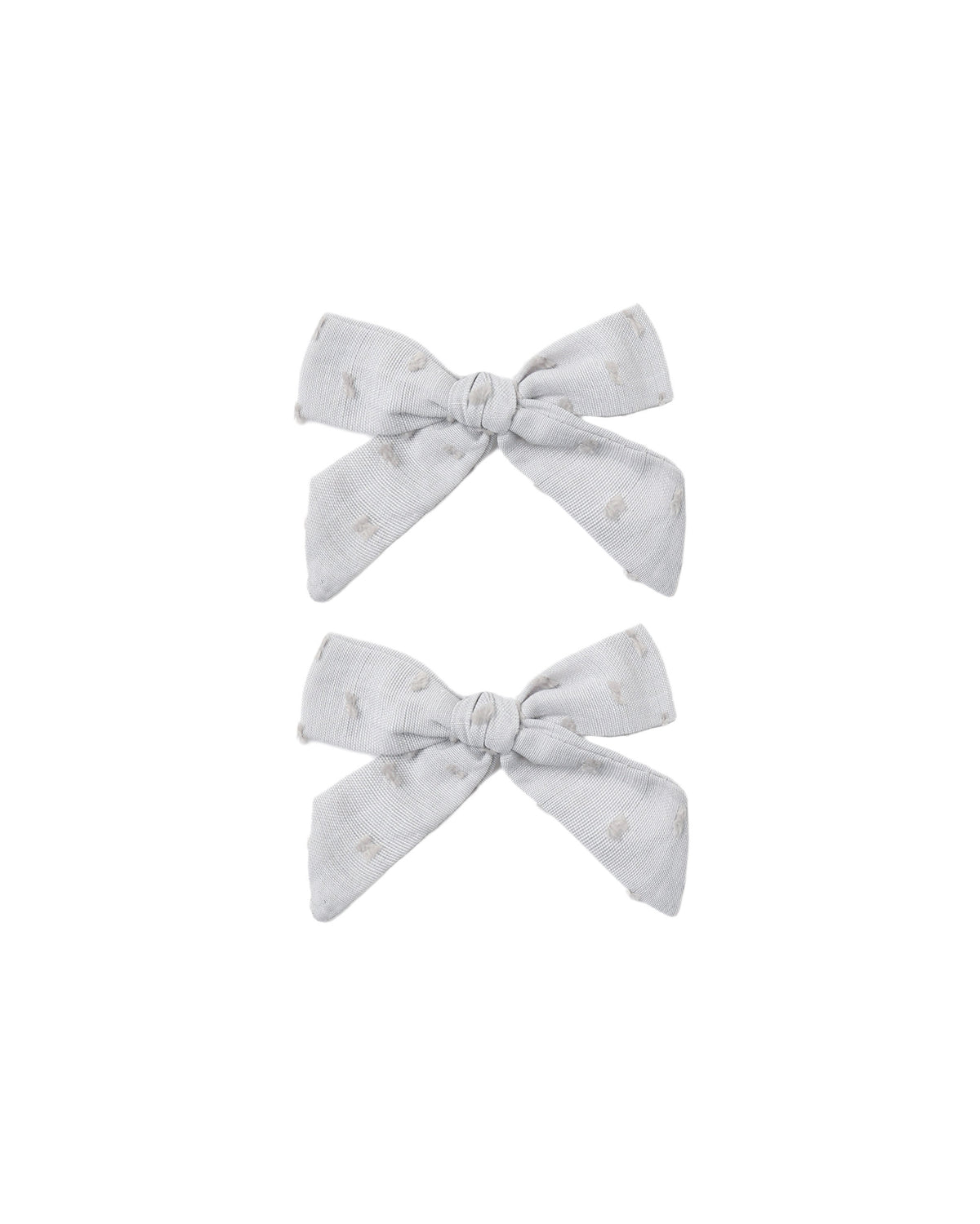 Set of 2 Bows- Dusty Blue