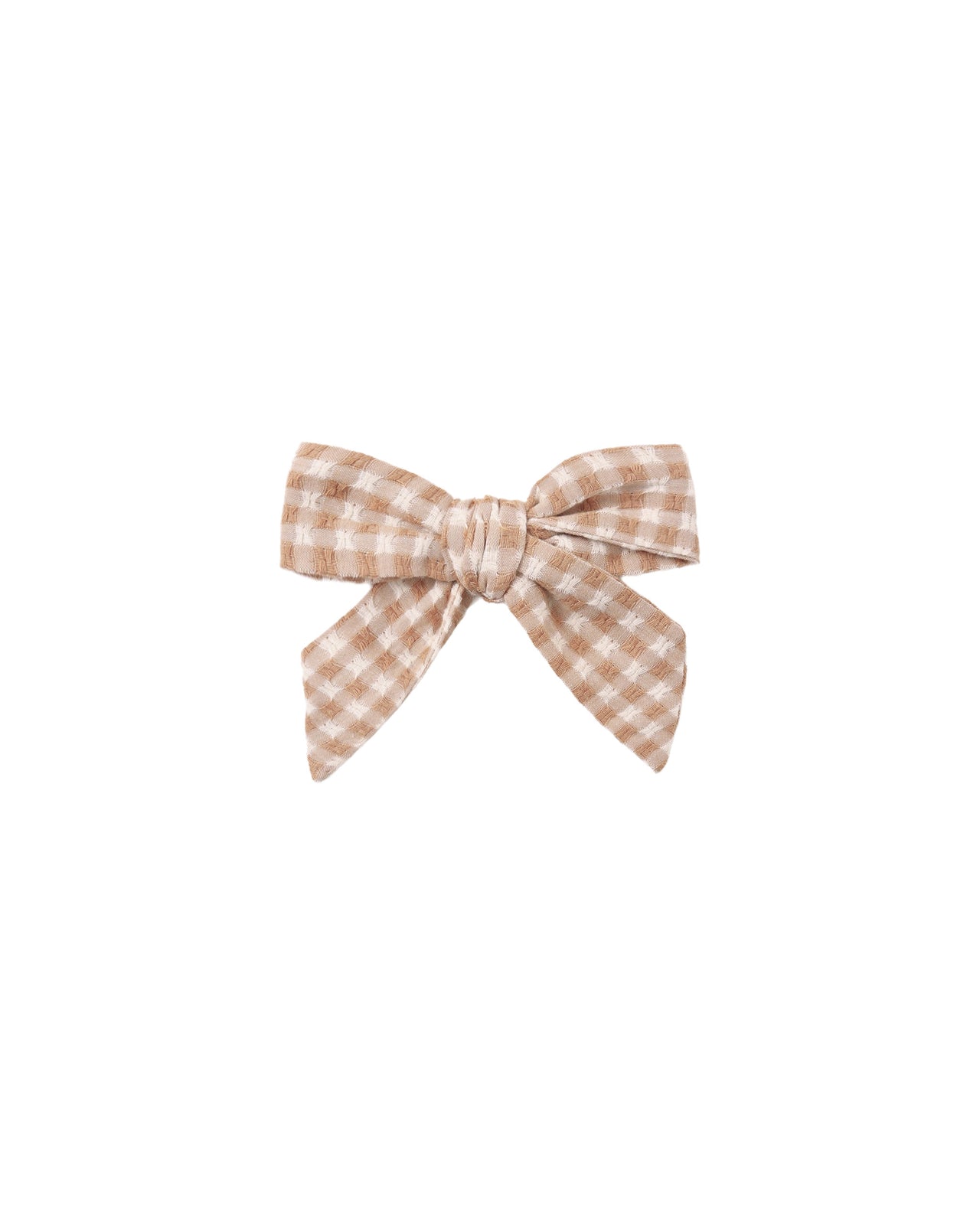 Fawn Gingham Bow