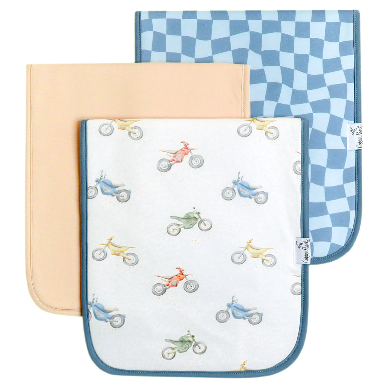 Burp Cloth Set of 3- Ryder