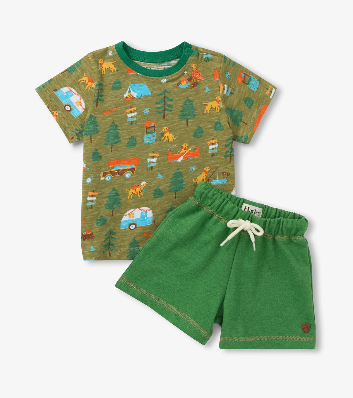 Summer Camping Tee & Short Set