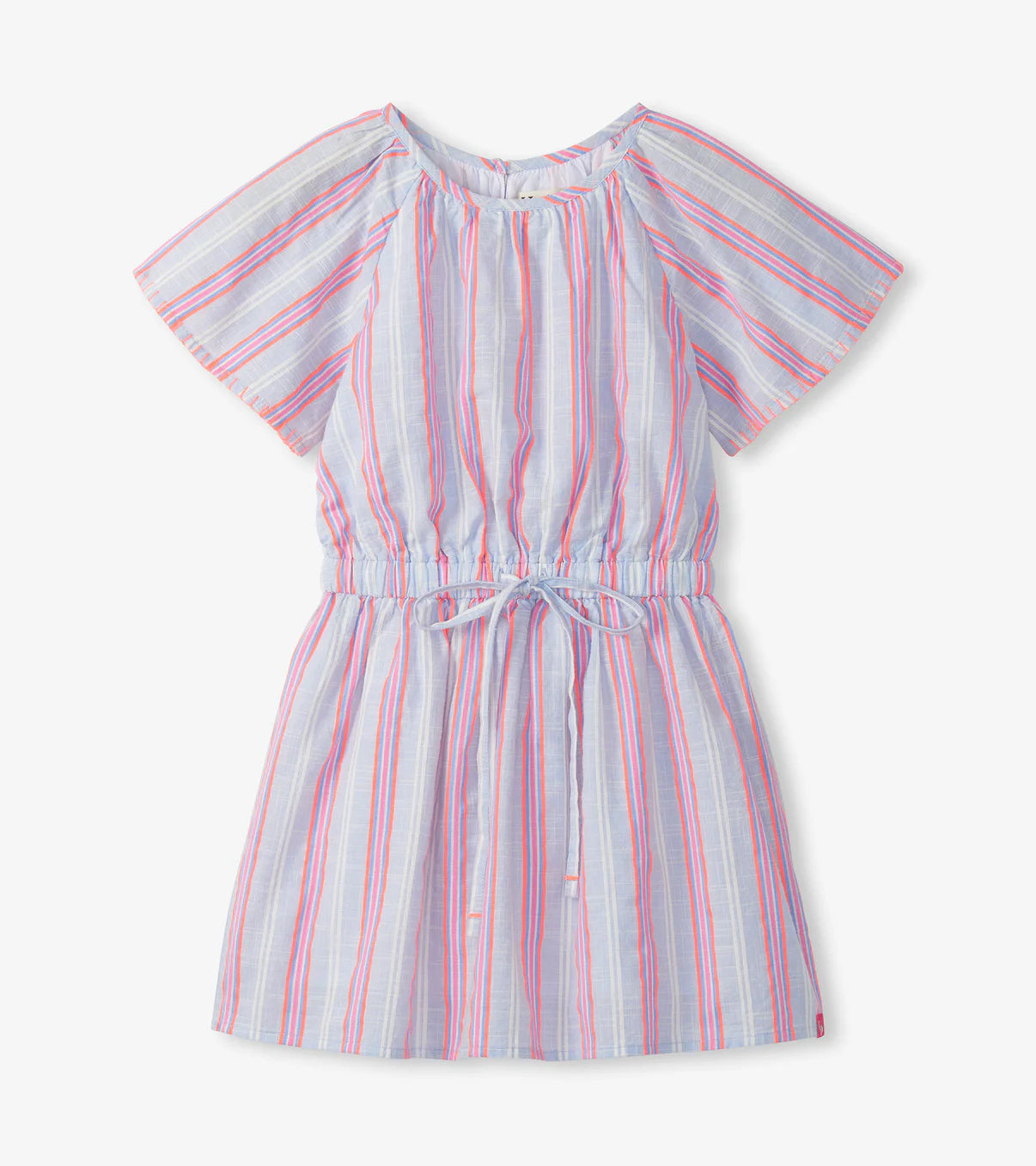 Neon Chambray Stripes Woven Dress