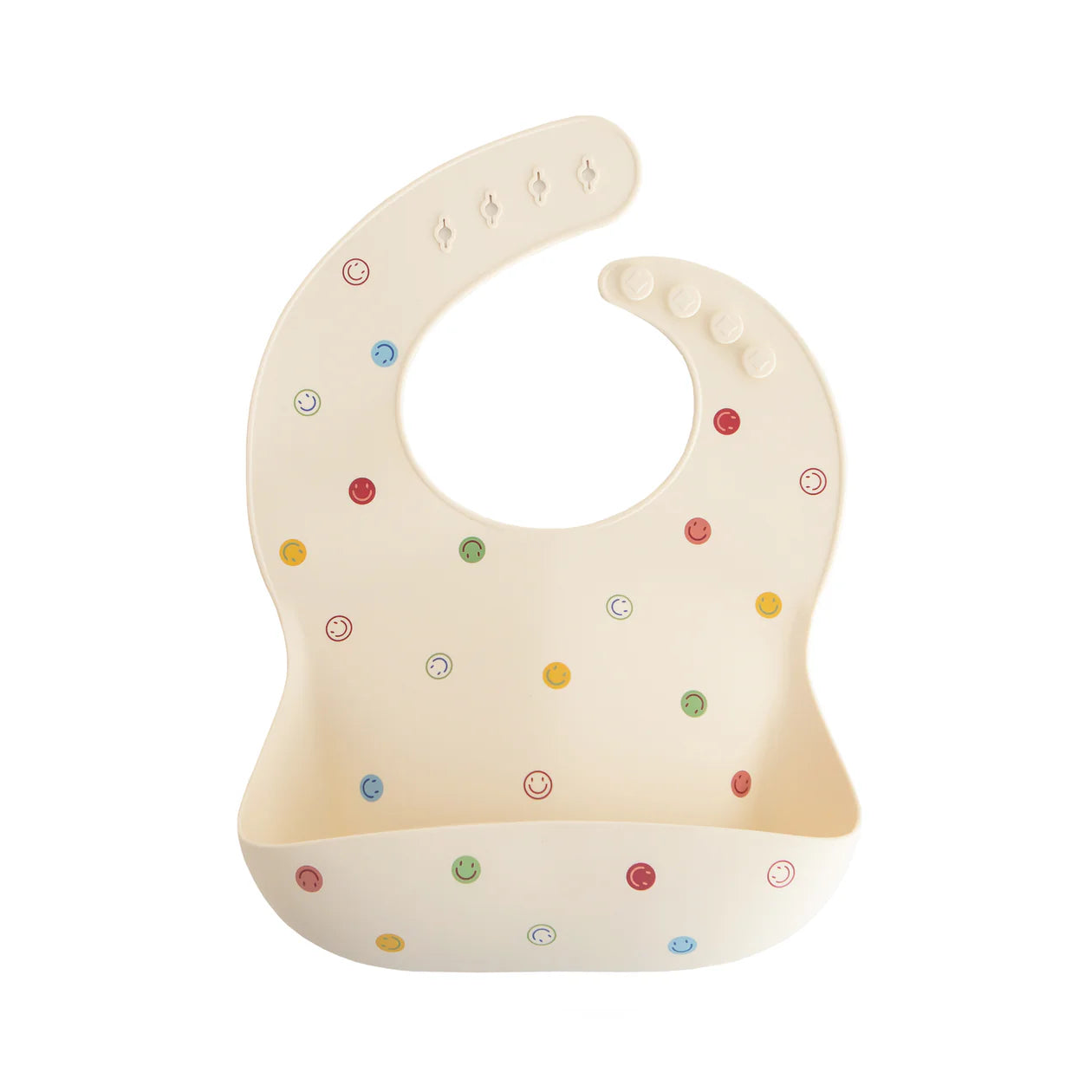 Smiley Face Silicone Bib
