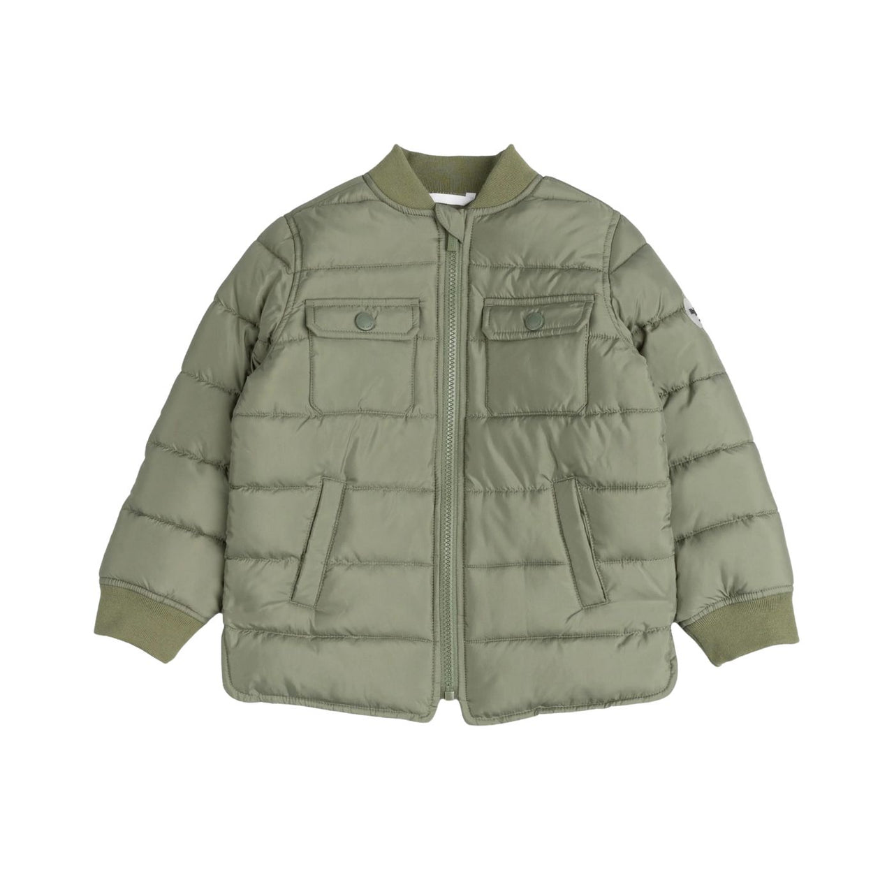 Lichen Quilted Military Jacket