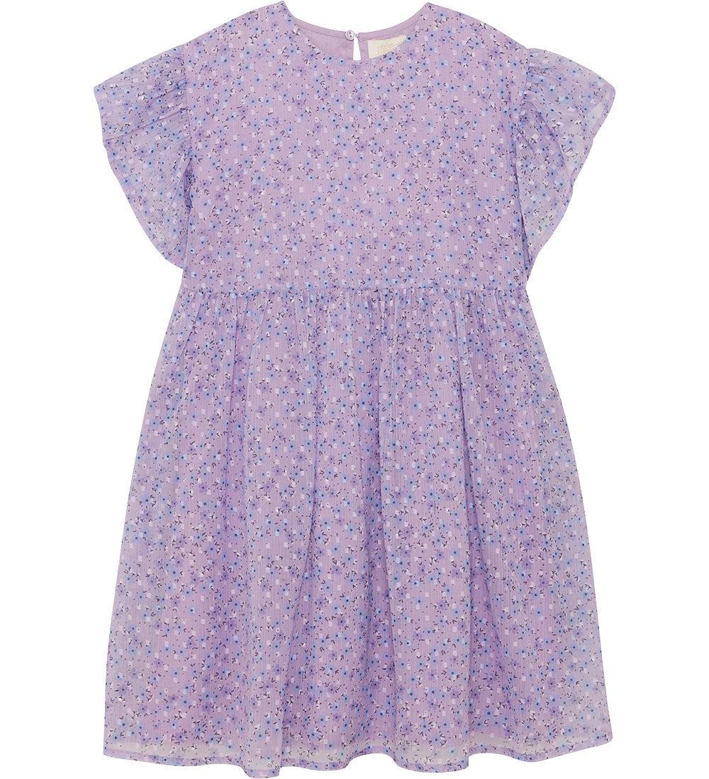 Lavender Frost Floral Dress