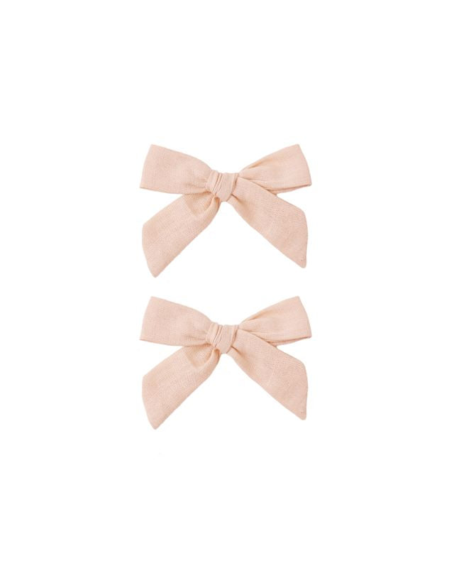 Blush Set of 2, Hair Clip Bows SS26