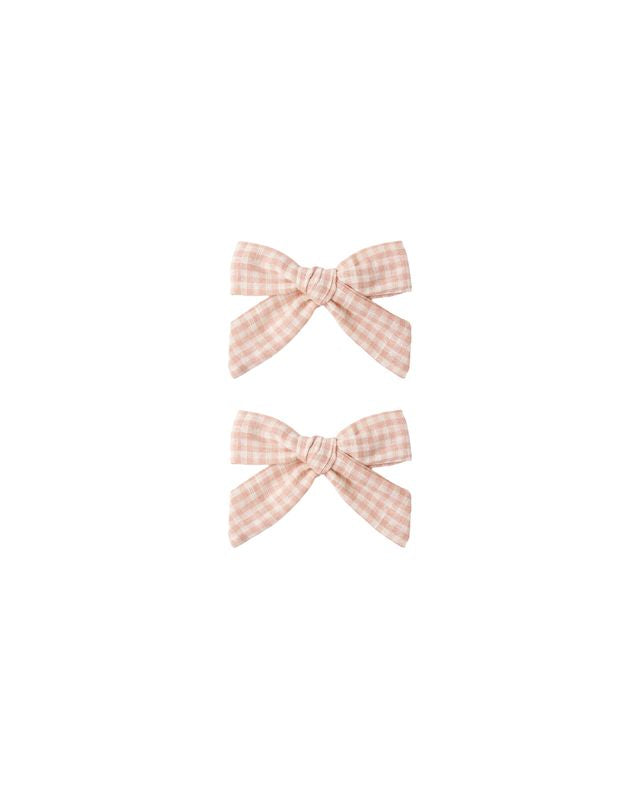 Petal Gingham Set of 2 Bows