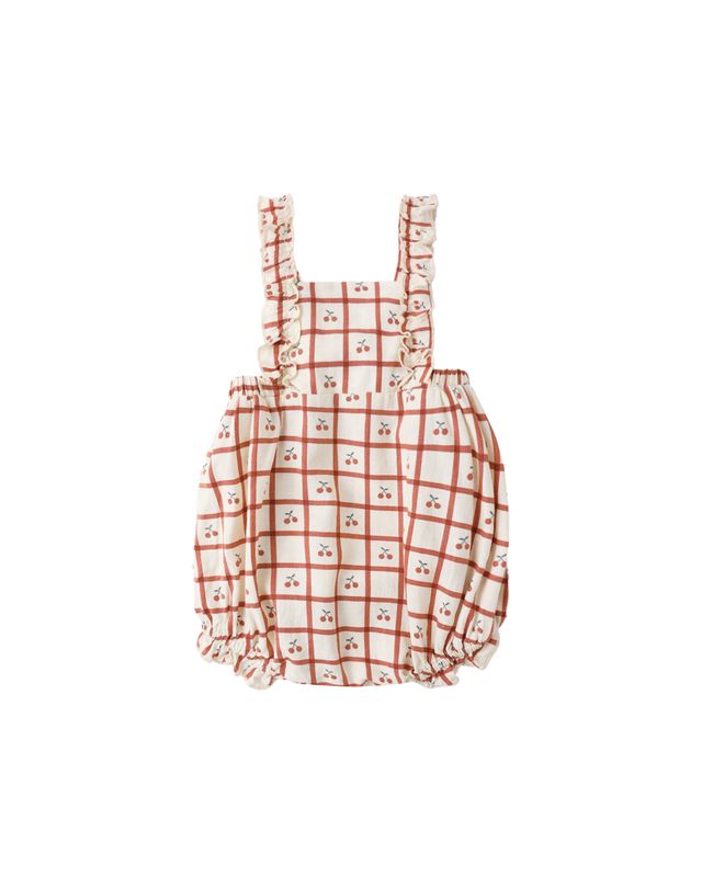 Cherry Check Chiara Romper