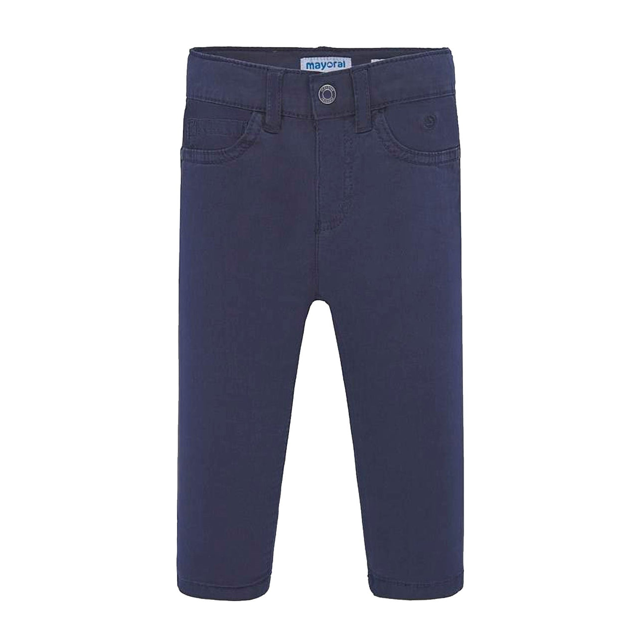 Basic Navy Slim Fit Pants