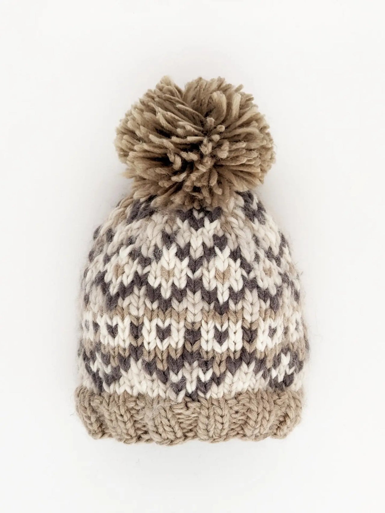 Fairisle Pebble Beanie Hat