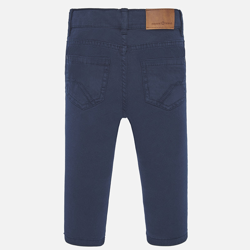 Basic Navy Slim Fit Pants