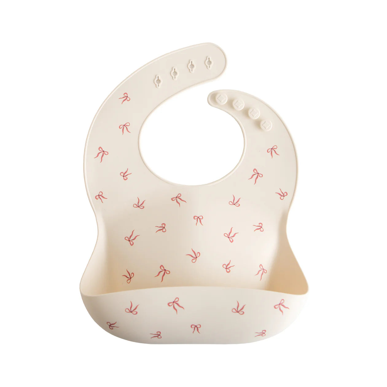 Bows Silicone Bib
