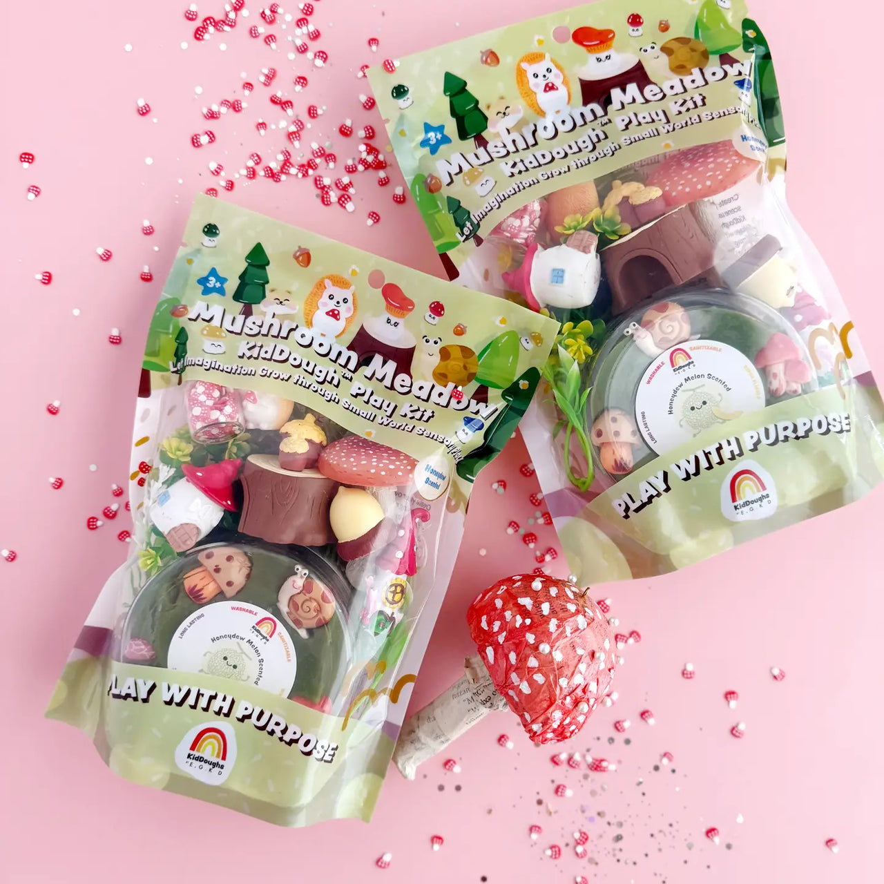 Mushroom Meadow Kiddough Play Kit