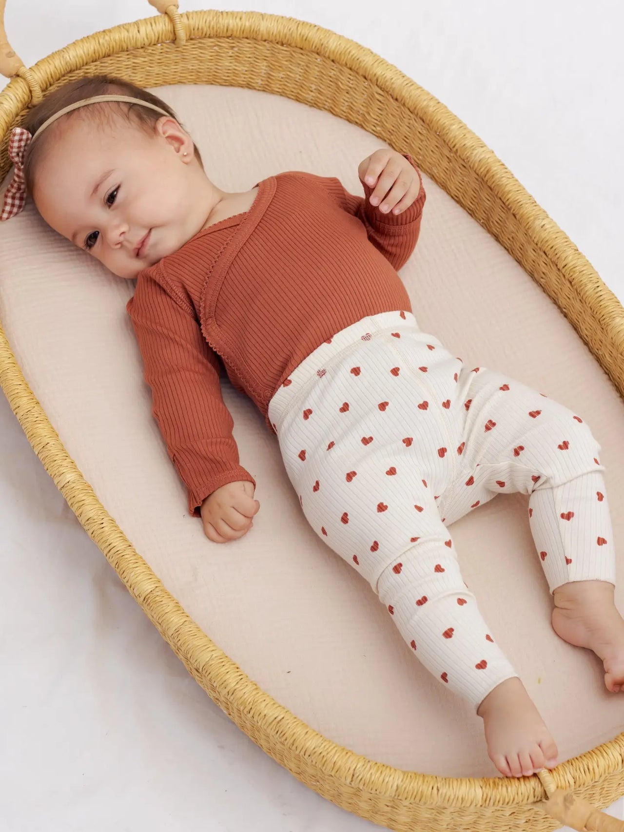 Red Side Snap Bodysuit