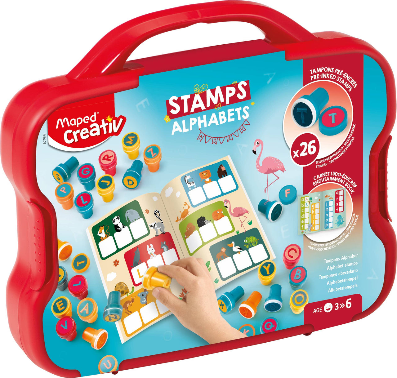 Creativ Learn the Alphabet Stamps 27 Piece Kit