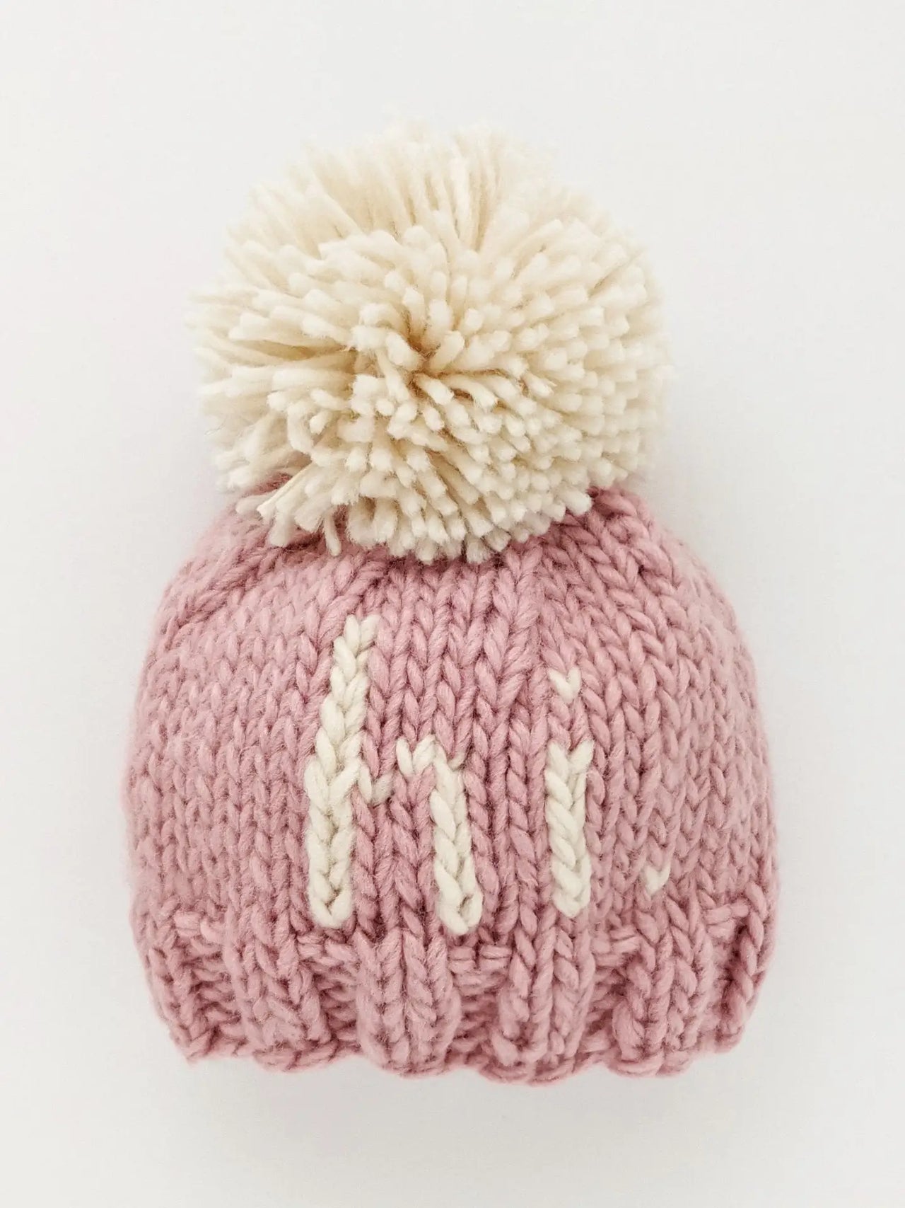 hi. Rosy Knit Beanie Hat