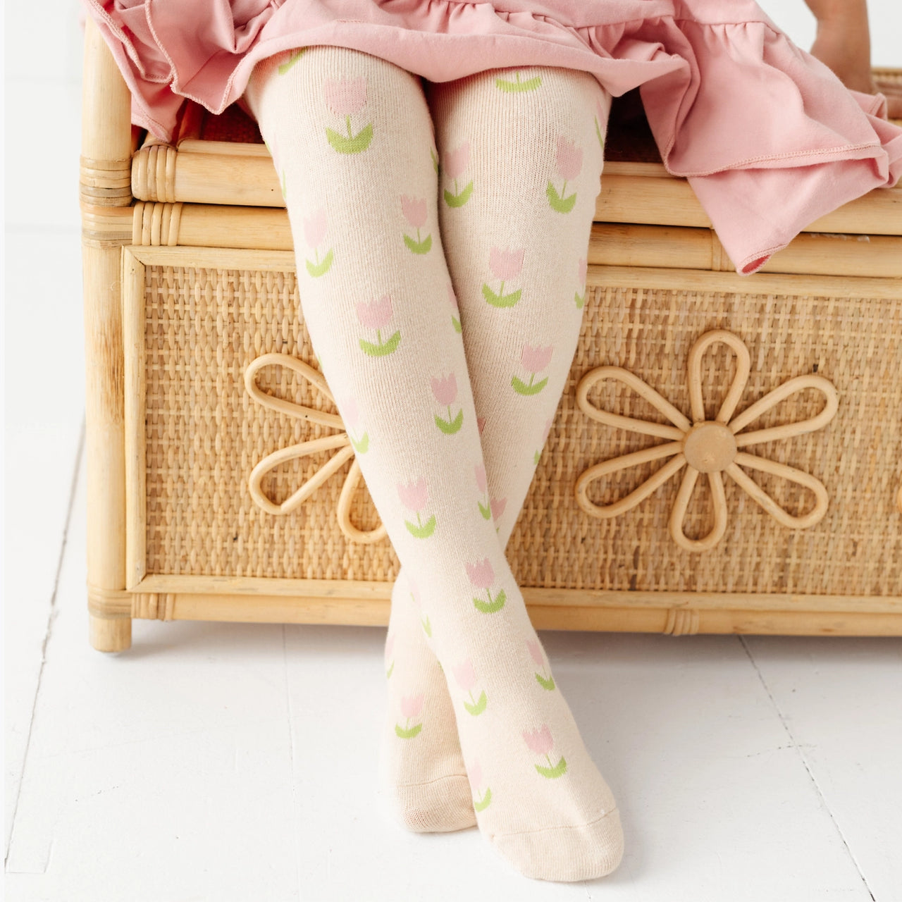 Tulip Patterned Tights
