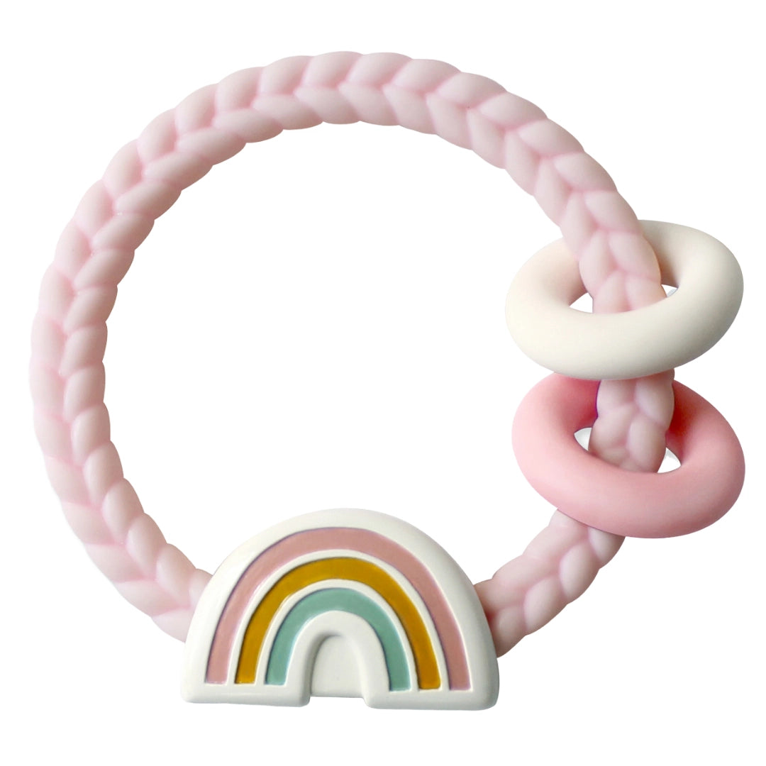 Ritzy Rattle™ Silicone Teether Rattles - Rainbow