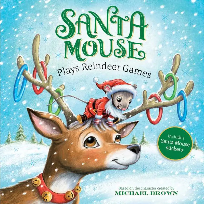 Santa Mouse Plays Reindeer Games By Michael Brown