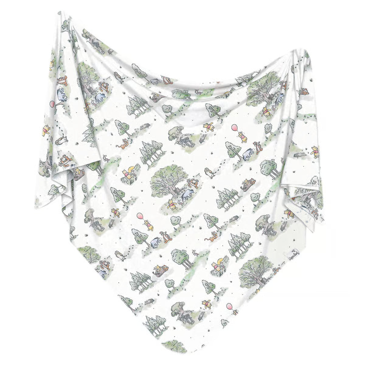 Knit Swaddle Blanket- Hundred Acre Wood