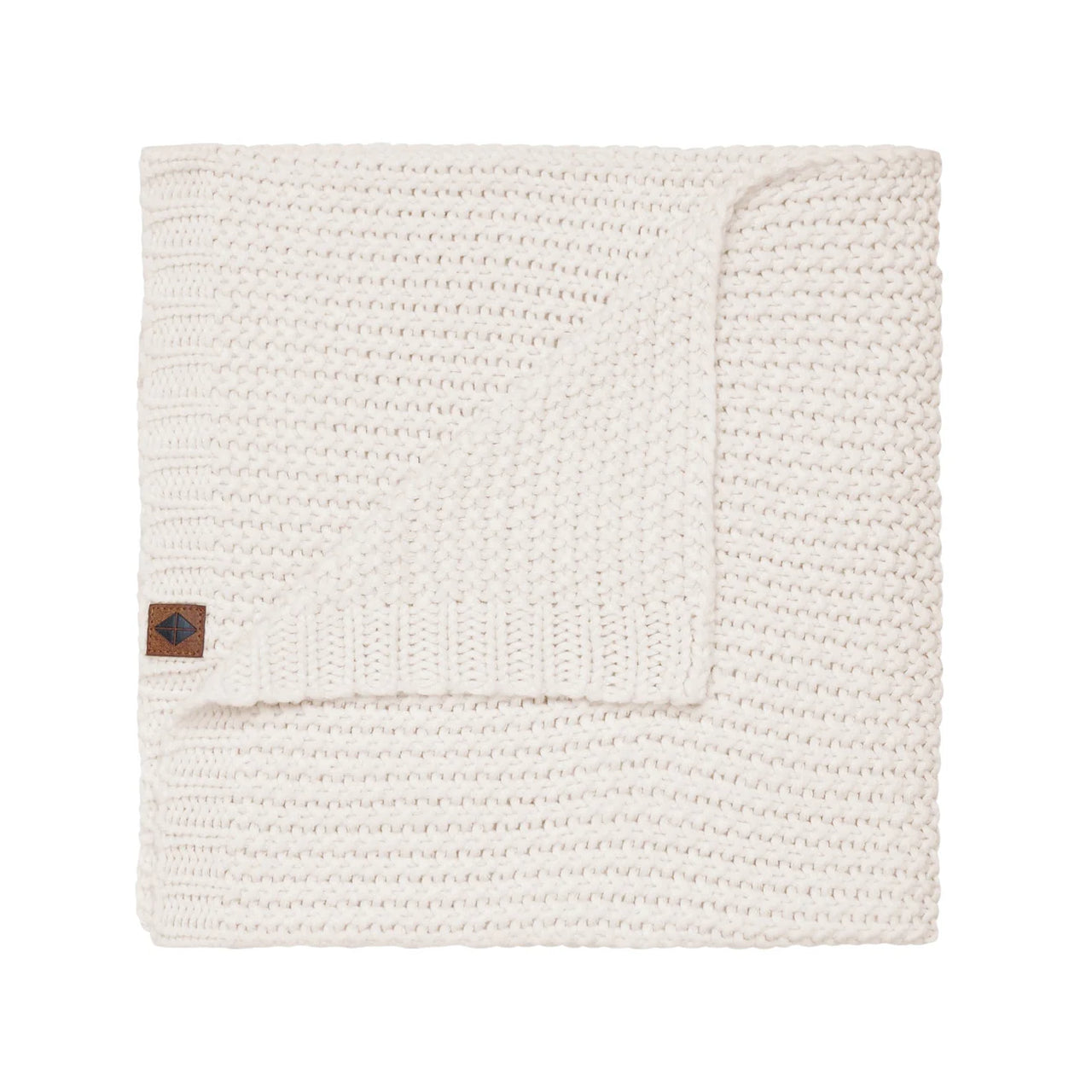 Chunky Knit Baby Blanket- Oat
