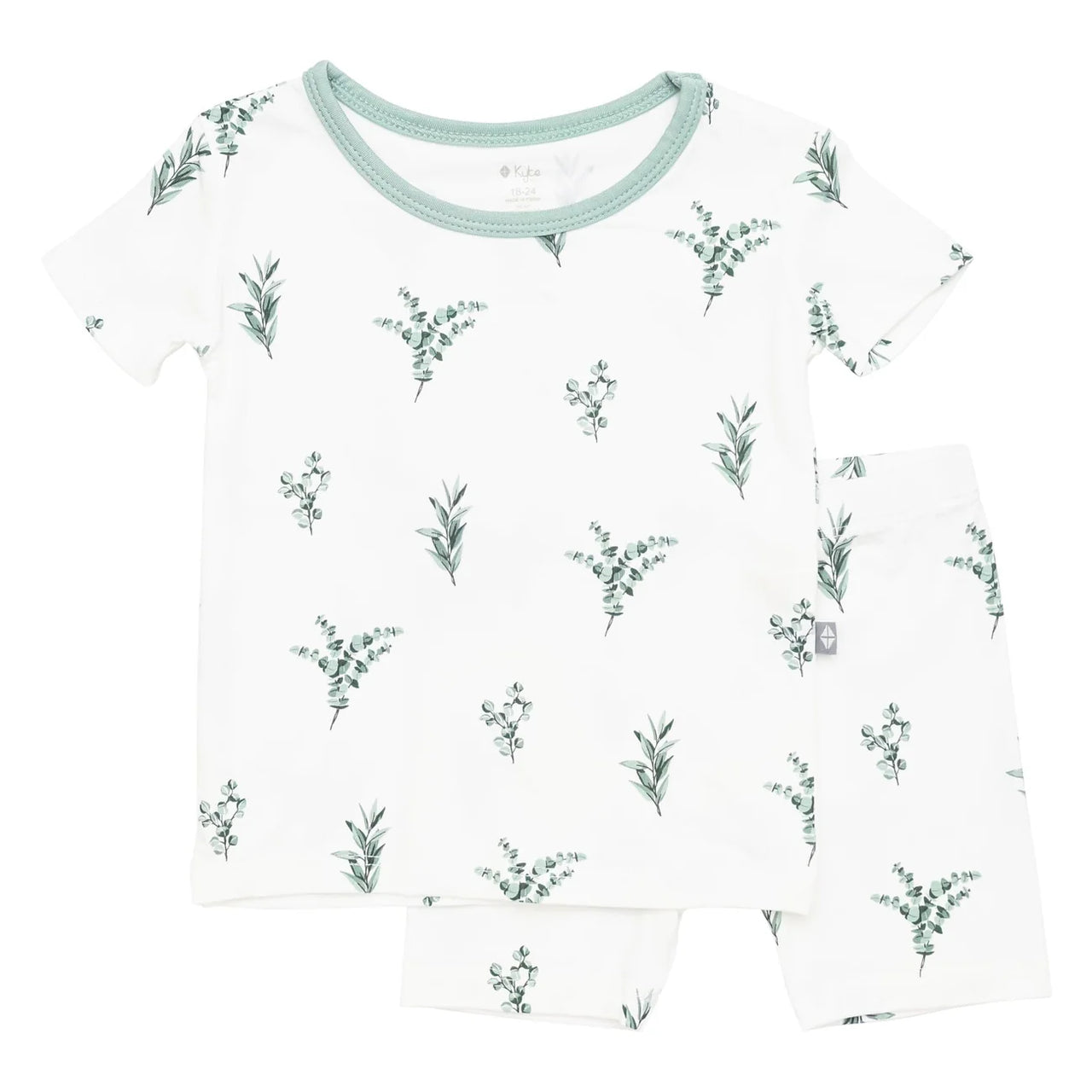 Short Sleeve Pajama Set- Eucalyptus