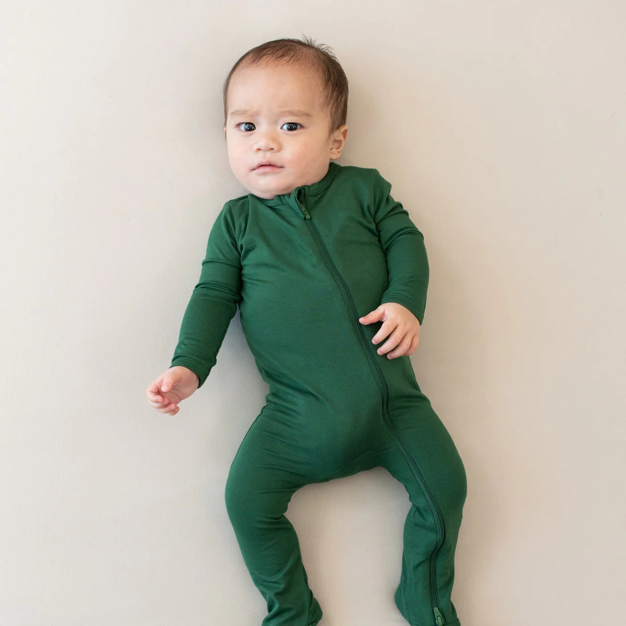  KYTE BABY Soft Bamboo Rayon Footies, Zipper Closure, 0-24  Months (Newborn, Sage): Clothing, Shoes & Jewelry