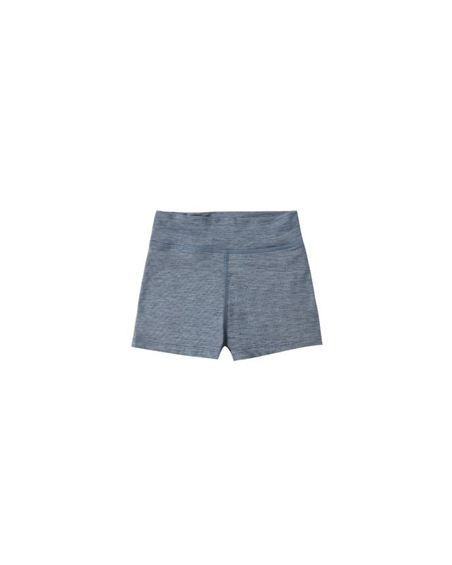 Heathered Marine Shortie Short