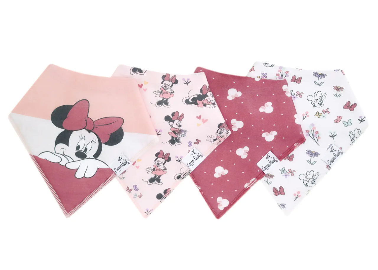 Baby Bandana Bib Set of 4- Minnie Mouse