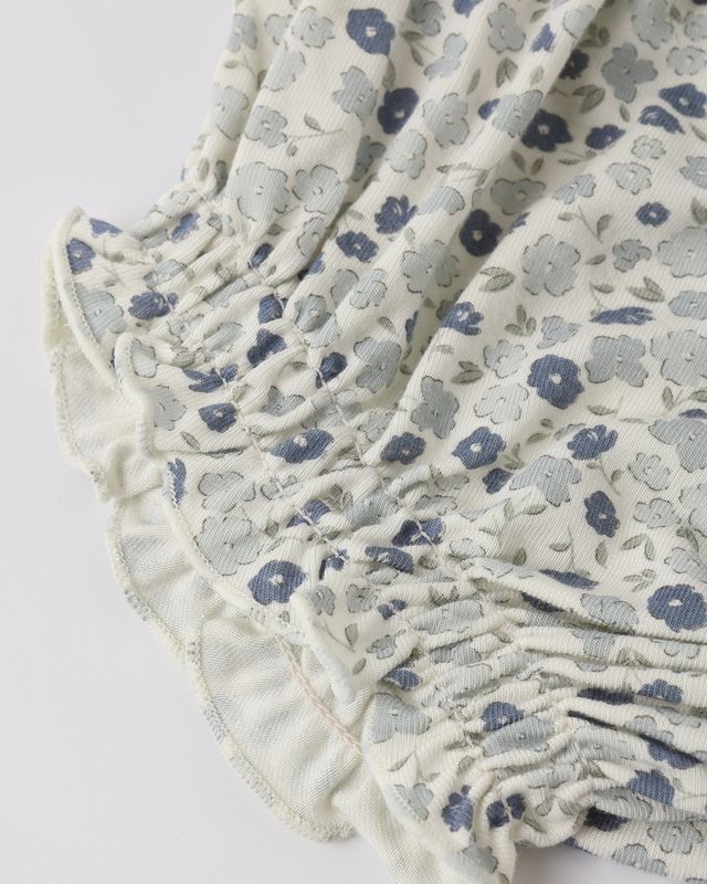 Blue Ditsy Swing Top & Bloomer Set