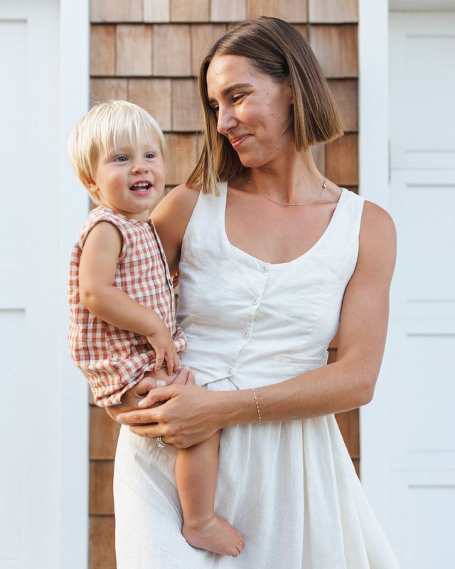 Poppy Gingham Maverick Romper