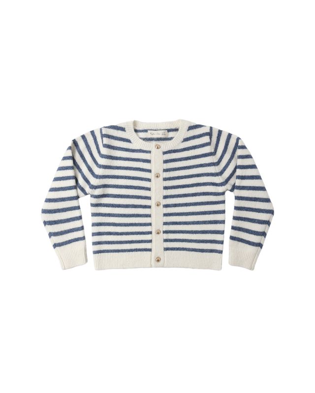 Maritime Stripe Classic Cardigan