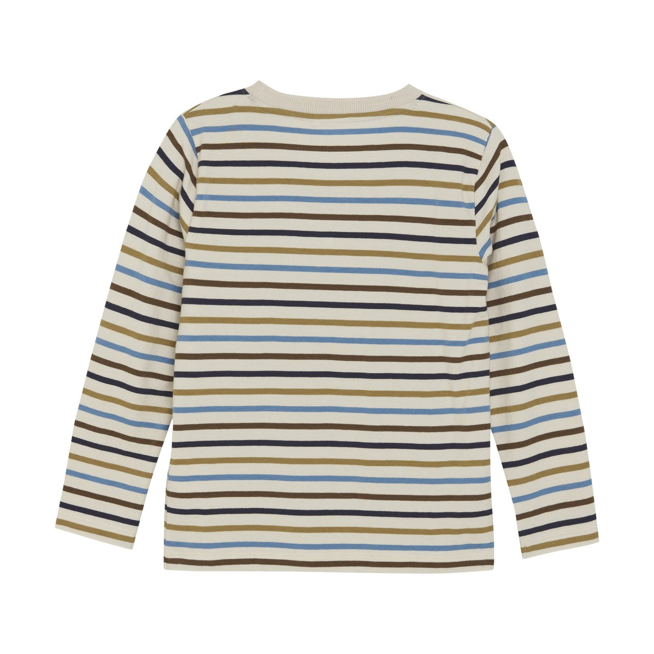 Striped Long Sleeve T-Shirt in Sandshell