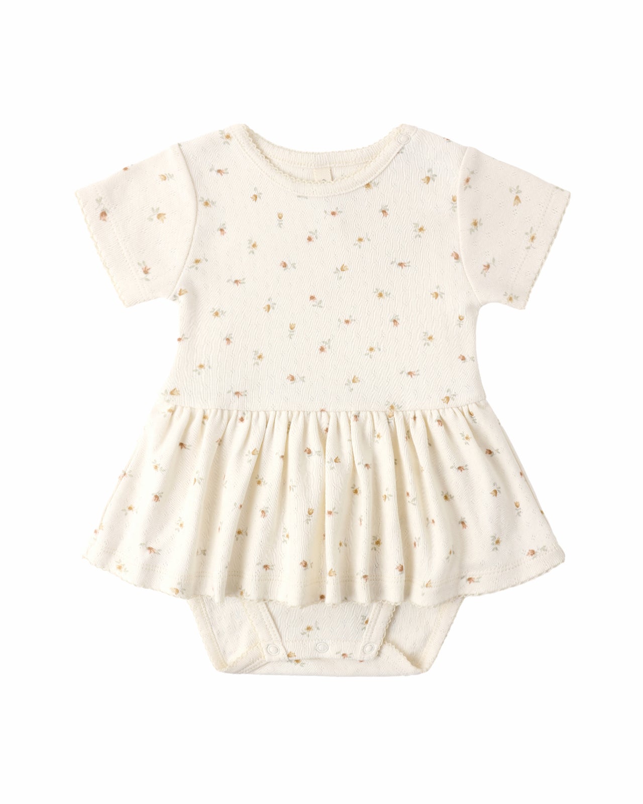 Pointelle Skirted Bodysuit Petit Fleur