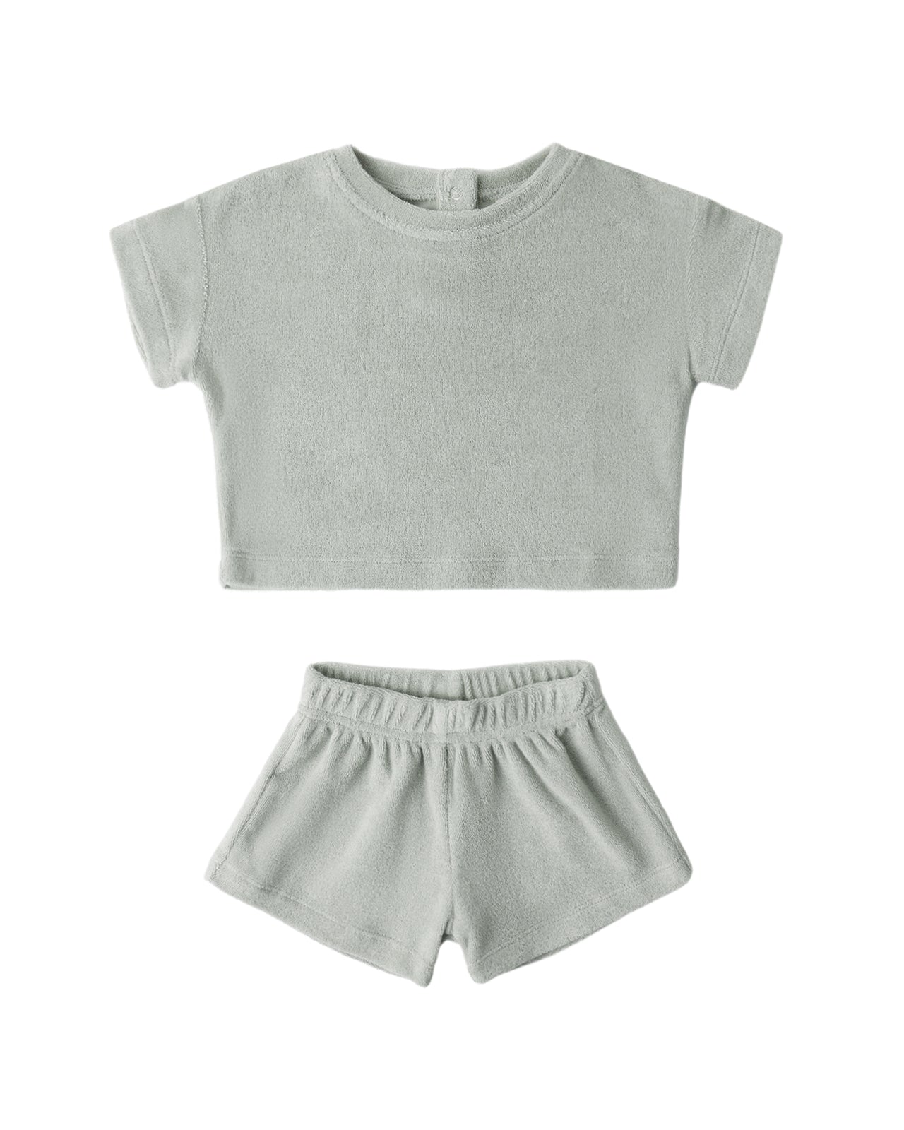 Terry Tee + Short Set Sage