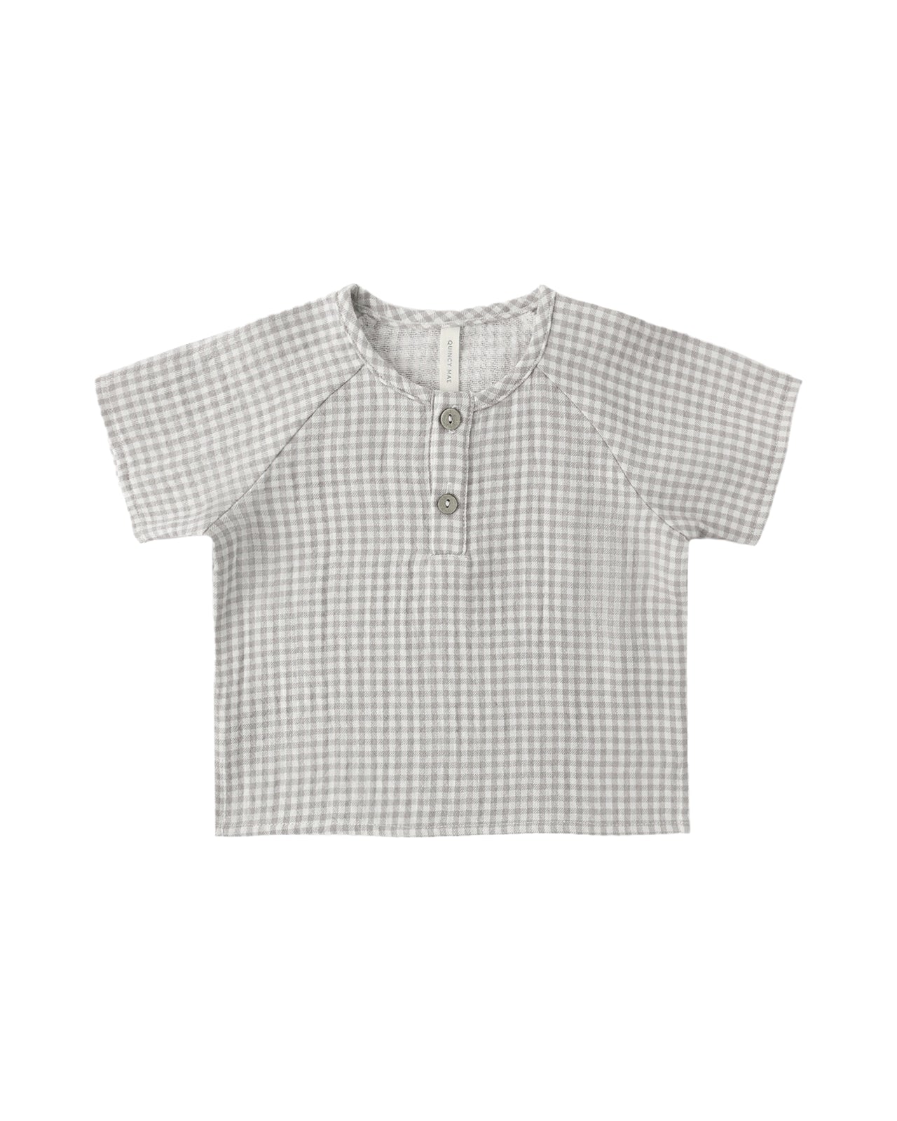 Short Sleeve Zion Shirt Sage Gingham